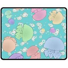 Jellyfish Animal Translucent Fleece Blanket (medium) by Semog4