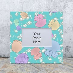 Jellyfish Animal Translucent White Box Photo Frame 4  X 6 