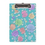 Jellyfish Animal Translucent A5 Acrylic Clipboard Front