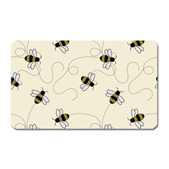 Insects Bees Digital Paper Magnet (rectangular)