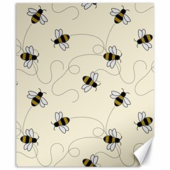 Insects Bees Digital Paper Canvas 8  X 10  by Semog4