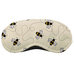 Insects Bees Digital Paper Sleeping Mask by Semog4