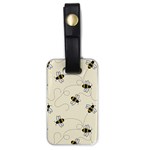 Insects Bees Digital Paper Luggage Tag (one side) Front