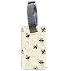 Insects Bees Digital Paper Luggage Tag (two Sides) by Semog4