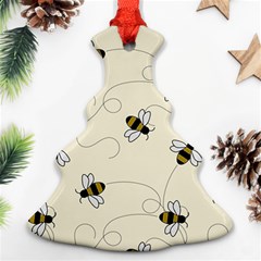 Insects Bees Digital Paper Ornament (christmas Tree)  by Semog4