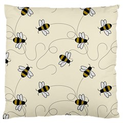 Insects Bees Digital Paper Large Cushion Case (two Sides) by Semog4