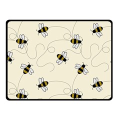 Insects Bees Digital Paper Fleece Blanket (small) by Semog4