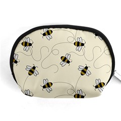 Insects Bees Digital Paper Accessory Pouch (medium) by Semog4