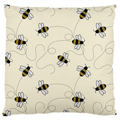 Insects Bees Digital Paper Standard Premium Plush Fleece Cushion Case (two Sides) by Semog4