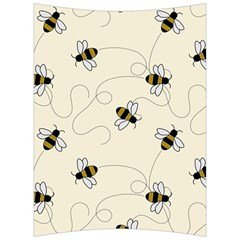 Insects Bees Digital Paper Back Support Cushion by Semog4