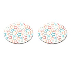 Background Pattern Texture Design Cufflinks (oval)