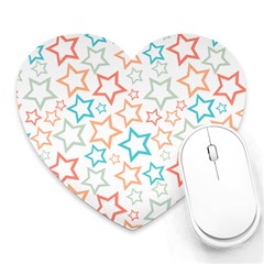 Background Pattern Texture Design Heart Mousepad