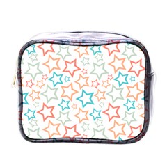 Background Pattern Texture Design Mini Toiletries Bag (one Side)