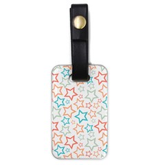 Background Pattern Texture Design Luggage Tag (one Side)