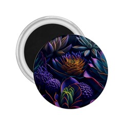 Ai Generated Succulents Flowers 2 25  Magnets by Semog4