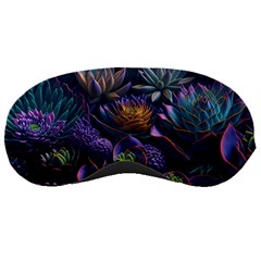 Ai Generated Succulents Flowers Sleeping Mask by Semog4