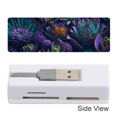 Ai Generated Succulents Flowers Memory Card Reader (stick) by Semog4