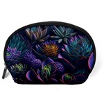 Ai Generated Succulents Flowers Accessory Pouch (Large) Back