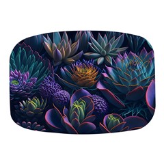 Ai Generated Succulents Flowers Mini Square Pill Box by Semog4