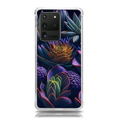 Ai Generated Succulents Flowers Samsung Galaxy S20 Ultra 6 9 Inch Tpu Uv Case