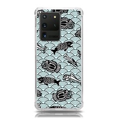 Fish Koi Ocean Sea Oriental Waves Samsung Galaxy S20 Ultra 6 9 Inch Tpu Uv Case