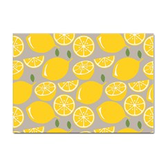 Lemon Background Lemon Wallpaper Sticker A4 (100 Pack) by Semog4