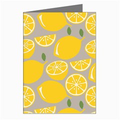 Lemon Background Lemon Wallpaper Greeting Cards (pkg Of 8)