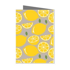 Lemon Background Lemon Wallpaper Mini Greeting Cards (pkg Of 8) by Semog4