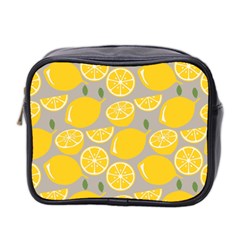 Lemon Background Lemon Wallpaper Mini Toiletries Bag (two Sides) by Semog4