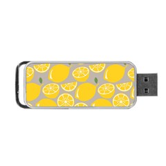 Lemon Background Lemon Wallpaper Portable Usb Flash (one Side) by Semog4