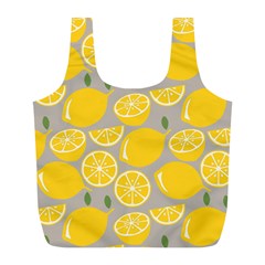 Lemon Background Lemon Wallpaper Full Print Recycle Bag (l) by Semog4