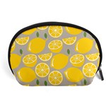 Lemon Background Lemon Wallpaper Accessory Pouch (Large) Front