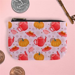 Pumpkin Tea Cup Pie Dessert Mini Coin Purse by Semog4