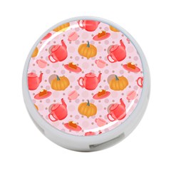 Pumpkin Tea Cup Pie Dessert 4-port Usb Hub (two Sides) by Semog4