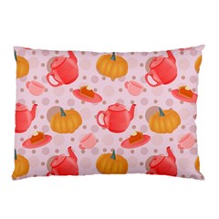 Pumpkin Tea Cup Pie Dessert Pillow Case (two Sides) by Semog4