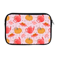 Pumpkin Tea Cup Pie Dessert Apple Macbook Pro 17  Zipper Case by Semog4