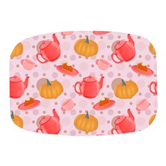 Pumpkin Tea Cup Pie Dessert Mini Square Pill Box by Semog4