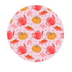 Pumpkin Tea Cup Pie Dessert Mini Round Pill Box (pack Of 5) by Semog4