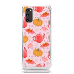 Pumpkin Tea Cup Pie Dessert Samsung Galaxy S20 6 2 Inch Tpu Uv Case by Semog4