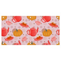 Pumpkin Tea Cup Pie Dessert Banner And Sign 4  X 2 