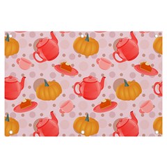 Pumpkin Tea Cup Pie Dessert Banner And Sign 6  X 4 