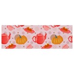 Pumpkin Tea Cup Pie Dessert Banner and Sign 12  x 4  Front