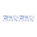 Background Pattern Graphic Premium Plush Fleece Scarf (Mini) Front