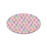 Egg Easter Eggs Pastel Digital Art Sticker (Oval) Front