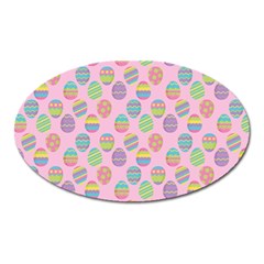 Egg Easter Eggs Pastel Digital Art Oval Magnet by Semog4