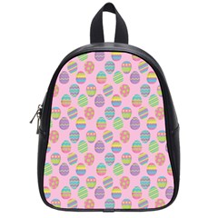 Egg Easter Eggs Pastel Digital Art School Bag (small) by Semog4