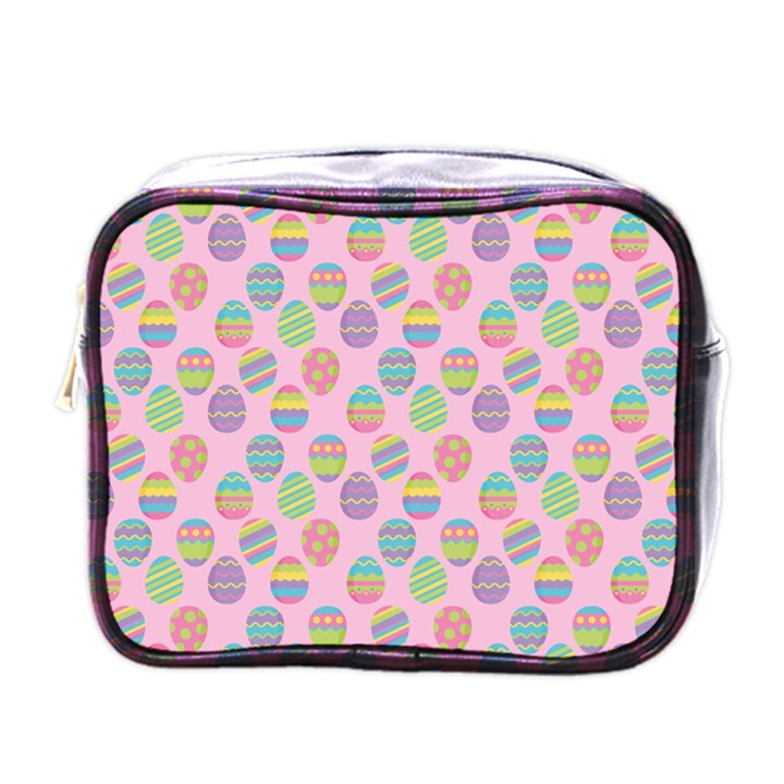 Egg Easter Eggs Pastel Digital Art Mini Toiletries Bag (One Side)