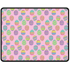 Egg Easter Eggs Pastel Digital Art One Side Fleece Blanket (medium) by Semog4