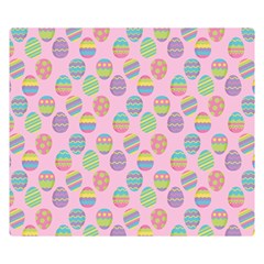 Egg Easter Eggs Pastel Digital Art Premium Plush Fleece Blanket (small) by Semog4