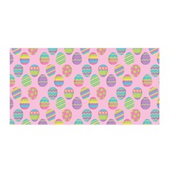 Egg Easter Eggs Pastel Digital Art Satin Wrap 35  X 70  by Semog4